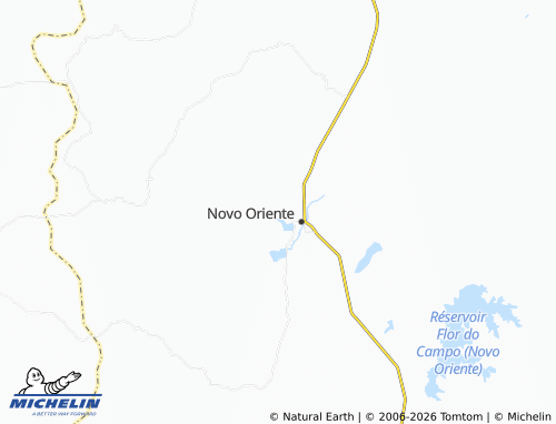 Mapa MICHELIN Lagoa do Tigre Norte - ViaMichelin