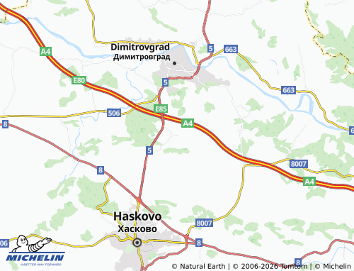 Mapa MICHELIN Krepost - ViaMichelin