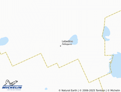 MICHELIN Lebedino map - ViaMichelin