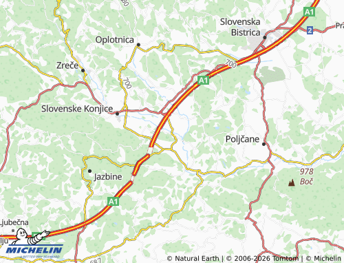 Mappa MICHELIN Draža vas - ViaMichelin