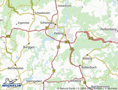 MICHELIN-Landkarte Kurzenried - ViaMichelin