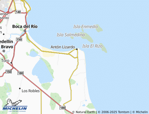 Mapa MICHELIN Aquiles Córdova Morán - ViaMichelin