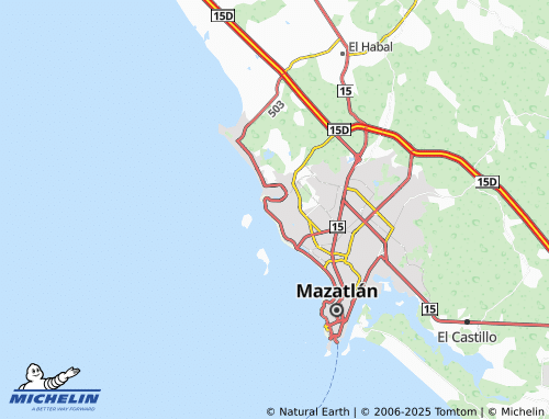 MICHELIN Sábalo Country Club map - ViaMichelin