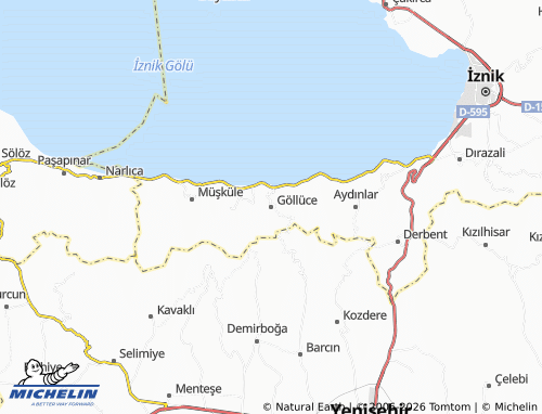 MICHELIN Göllüce map - ViaMichelin