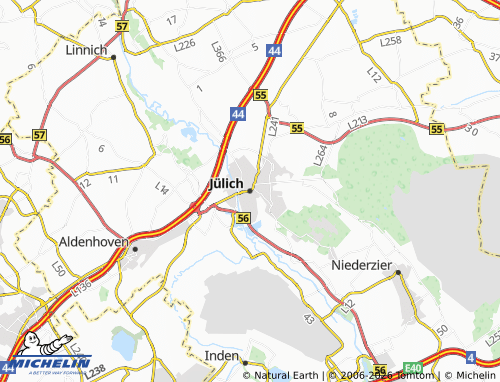 Mappa MICHELIN Jülich - ViaMichelin