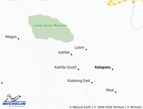 MICHELIN Kathile map - ViaMichelin