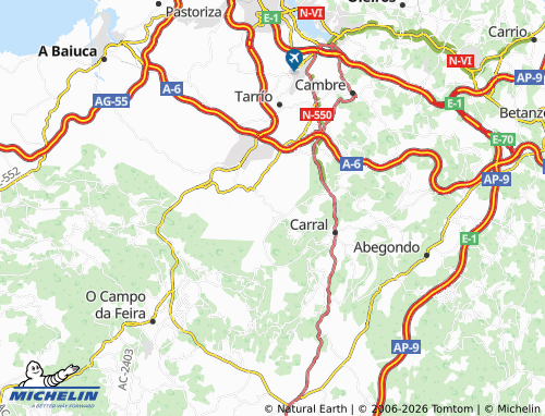 MICHELIN Xalo map - ViaMichelin