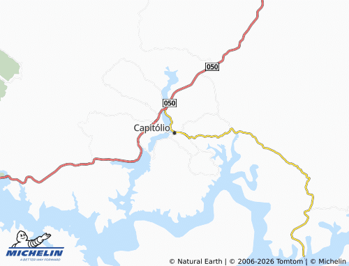Mapa MICHELIN Capitólio - ViaMichelin