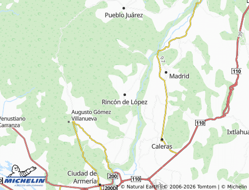 MICHELIN-Landkarte Rincón de López - ViaMichelin