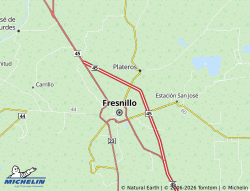 Mapa MICHELIN Solidaridad - ViaMichelin