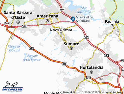 Mapa MICHELIN Jardim Consteca - ViaMichelin