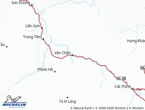 MICHELIN-Landkarte Văn Chấn - ViaMichelin