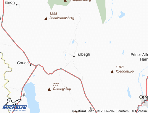 MICHELIN-Landkarte Tulbagh - ViaMichelin