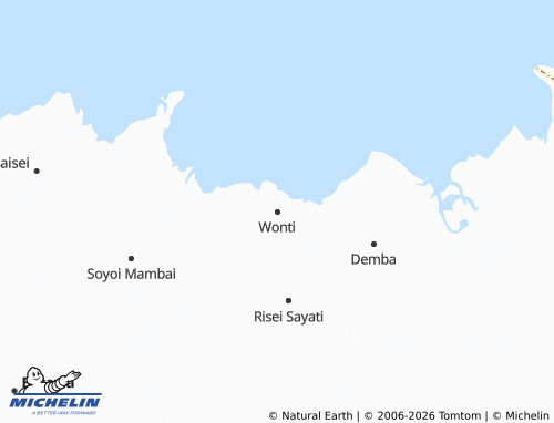 MICHELIN Wonti map - ViaMichelin
