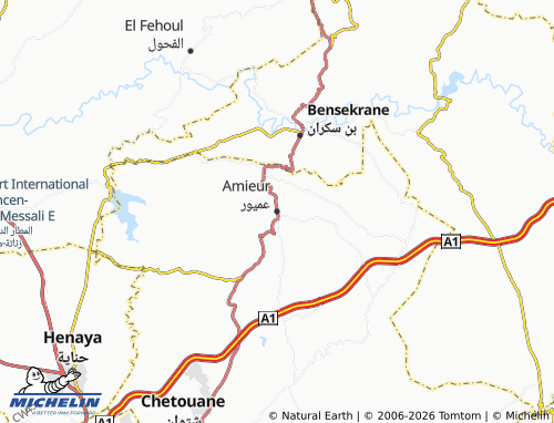 MICHELIN Amyour map - ViaMichelin