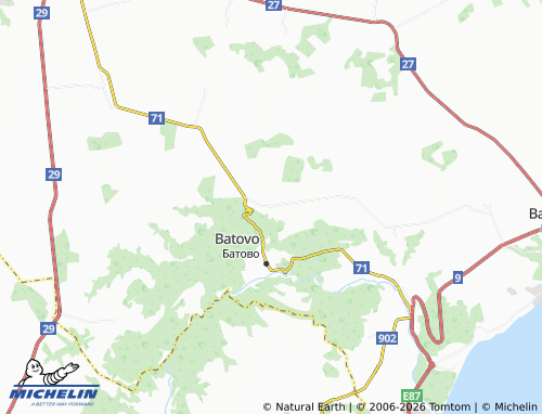 Carte MICHELIN Odartsi - ViaMichelin