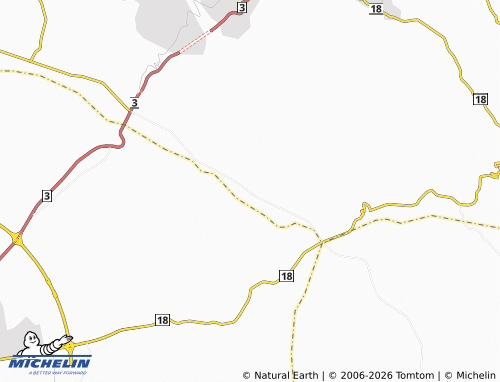 MICHELIN Hanara map - ViaMichelin