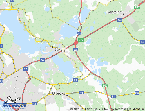 Mappa MICHELIN Berģi - ViaMichelin