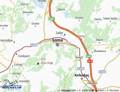 Mappa MICHELIN Cuma - ViaMichelin