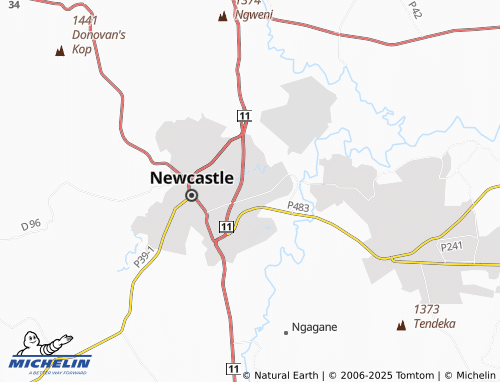 MICHELIN Riverside map - ViaMichelin