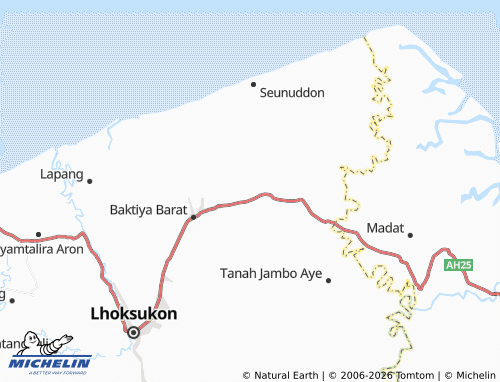 MICHELIN Cot Kumbang map - ViaMichelin