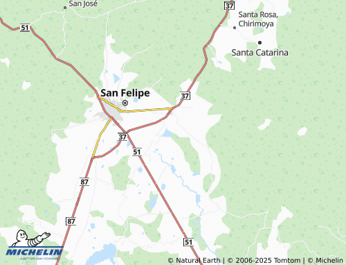 MICHELIN San Isidro map - ViaMichelin
