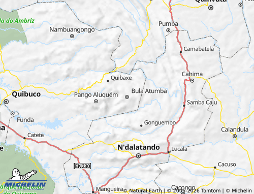 MICHELIN Bula Atumba map - ViaMichelin