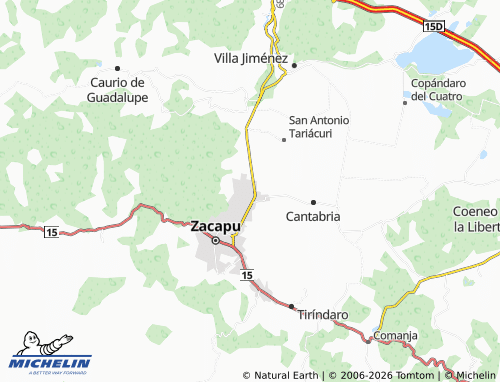 Mapa MICHELIN Puerta Chica - ViaMichelin