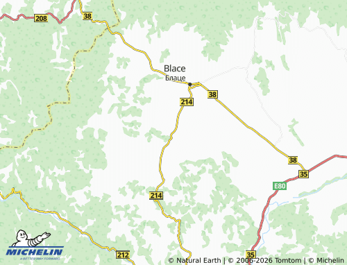 Mapa MICHELIN Kaševar - ViaMichelin