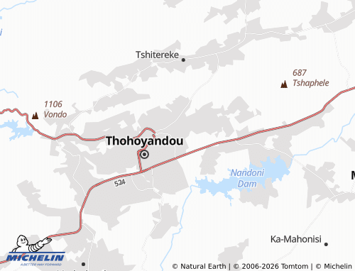 MICHELIN-Landkarte Mbaleni - ViaMichelin