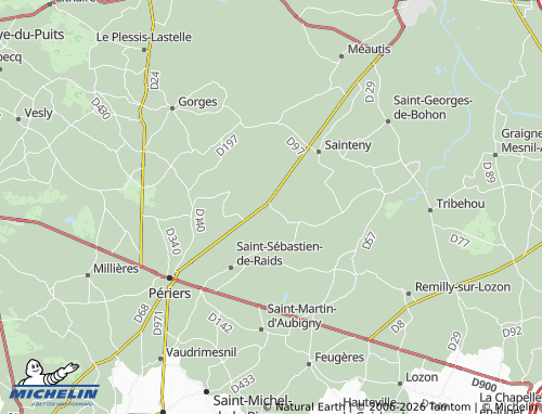 MICHELIN Raids map - ViaMichelin