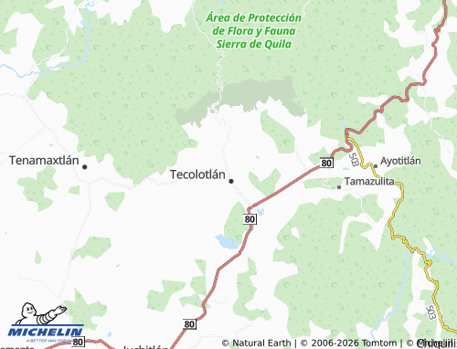 MICHELIN El Alambre map - ViaMichelin