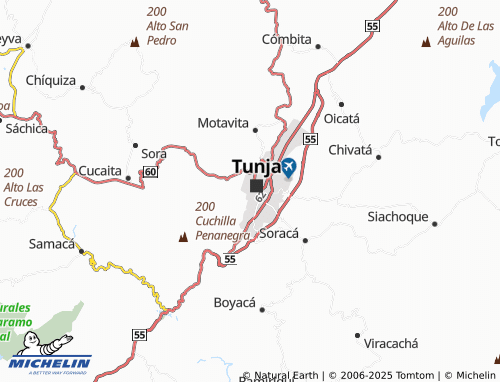 MICHELIN El Topo map - ViaMichelin