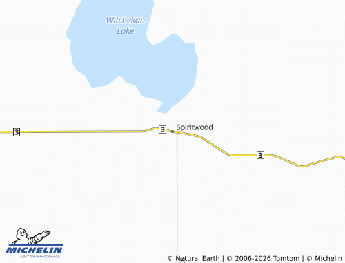 MICHELIN-Landkarte Spiritwood - ViaMichelin