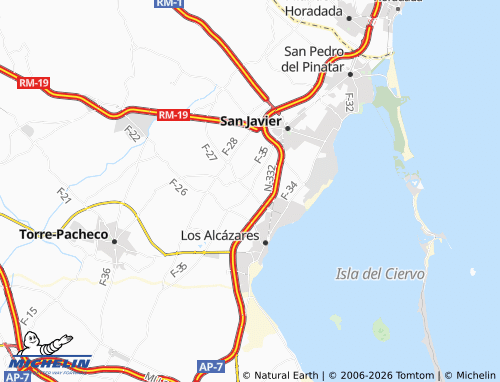 MICHELIN Roda map - ViaMichelin