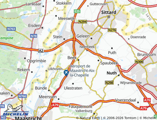 Mapa MICHELIN Beek - ViaMichelin