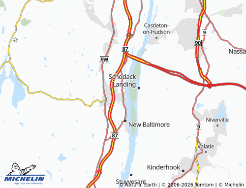 Mapa MICHELIN Coeymans - ViaMichelin