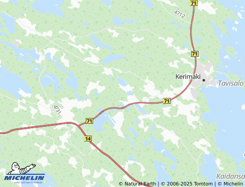 MICHELIN-Landkarte Kopuri - ViaMichelin