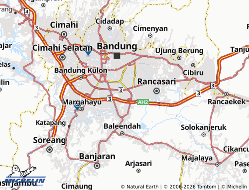 MICHELIN-Landkarte Bandung Kidul - ViaMichelin