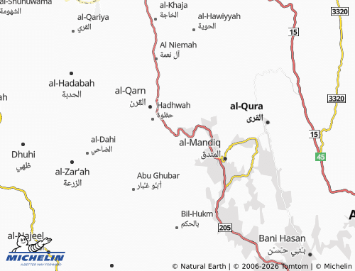 MICHELIN Amdan map - ViaMichelin