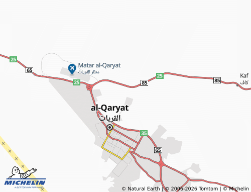 MICHELIN-Landkarte al-Badiyah - ViaMichelin
