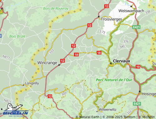 MICHELIN Doennange map - ViaMichelin
