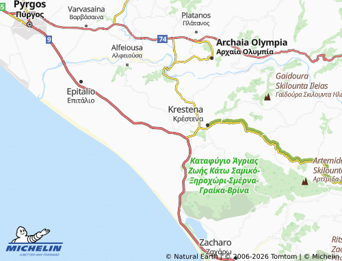 Carte MICHELIN Kallikomo - ViaMichelin