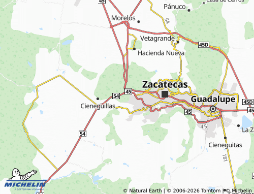 MICHELIN Cerrada de la Escondida map - ViaMichelin