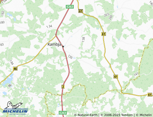 MICHELIN Suure-Kambja map - ViaMichelin
