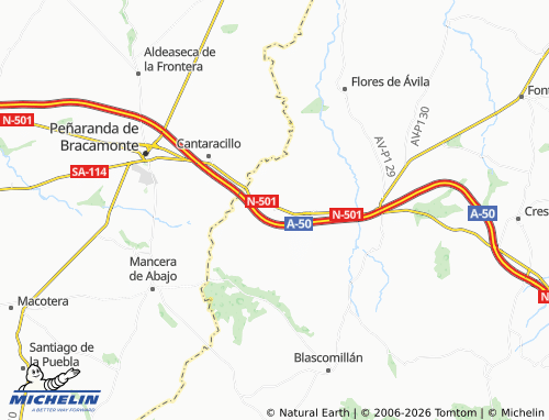 MICHELIN Gimialcón map - ViaMichelin