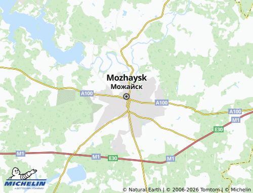 Carte MICHELIN Mozhaysk - ViaMichelin
