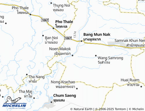 MICHELIN Noen Makok map - ViaMichelin