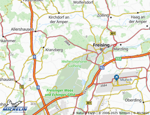 MICHELIN Gartelshausen map - ViaMichelin