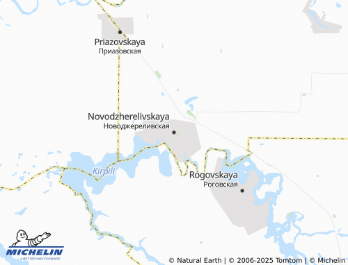 MICHELIN Novodzherelivskaya map - ViaMichelin